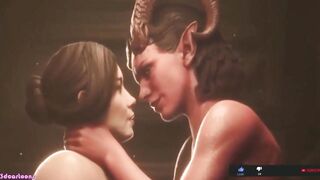 Futanari Sex with Culona Dragon Woman Full of Milk to Tender Woman