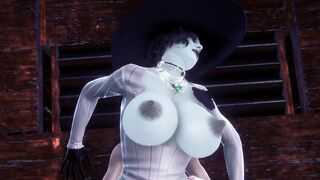 Alcina Dimitrescu spooning on top | Resident Evil Village