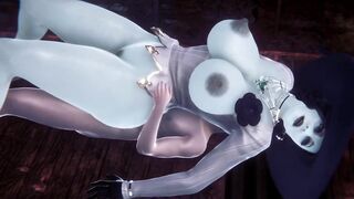Alcina Dimitrescu spooning on top | Resident Evil Village