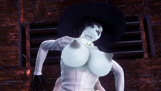 Alcina Dimitrescu spooning on top | Resident Evil Village