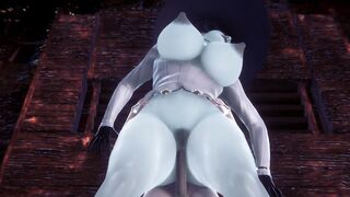 Alcina Dimitrescu spooning on top | Resident Evil Village