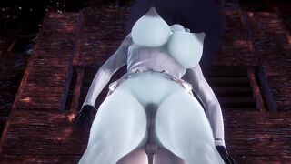 Alcina Dimitrescu spooning on top | Resident Evil Village