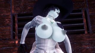 Alcina Dimitrescu spooning on top | Resident Evil Village
