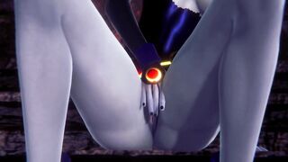 Raven fingering that pussy | Teen Titans 3D Porn