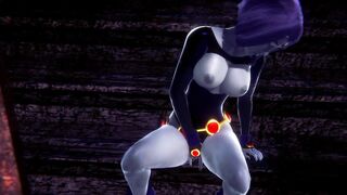 Raven fingering that pussy | Teen Titans 3D Porn