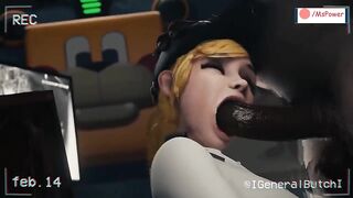 FNAF Security Breach Vanessa Sucked and Fucked at a Freddy Fazbear Mega Pizzaplex | MsPower