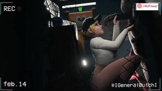 FNAF Security Breach Vanessa Sucked and Fucked at a Freddy Fazbear Mega Pizzaplex | MsPower