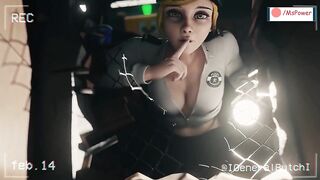 FNAF Security Breach Vanessa Sucked and Fucked at a Freddy Fazbear Mega Pizzaplex | MsPower