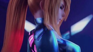 Metroid - Samus Aran Creampied Through Her Suit (Animation with Sound)