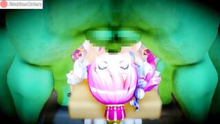 Magic GIrl having her mouth Fucked by Orcs | MakimaOrders