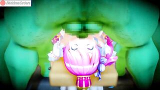 Magic GIrl having her mouth Fucked by Orcs | MakimaOrders