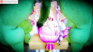 Magic GIrl having her mouth Fucked by Orcs | MakimaOrders