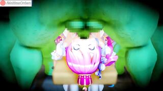 Magic GIrl having her mouth Fucked by Orcs | MakimaOrders