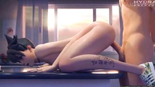 Come Get Ultra Horny - D.Va and Her Anal Sex Adventure