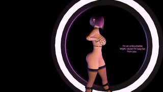 3D VR animation hentai video game Virt a Mate. A beautiful little buxom elf dances and undresses.