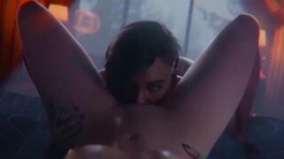 Two lesbians have sex - 3d animation erotica and soft porn