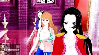 【KKS／MMD】"New Thang" ニコ・ロビン ナミ ボア・ハンコック【ONE PIECE】