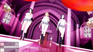 【KKS／MMD】"New Thang" ニコ・ロビン ナミ ボア・ハンコック【ONE PIECE】