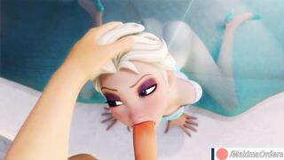 Elsa Suck Huge Dick Until Cum