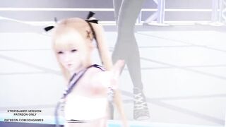 MMD Giga - CH4NGE Petite Teen Marie Rose Sexy Hot Dance Uncensored Hentai