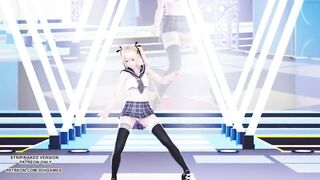 MMD Giga - CH4NGE Petite Teen Marie Rose Sexy Hot Dance Uncensored Hentai