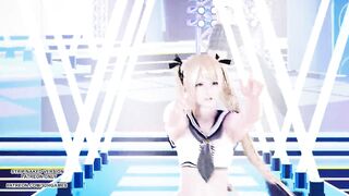 MMD Giga - CH4NGE Petite Teen Marie Rose Sexy Hot Dance Uncensored Hentai