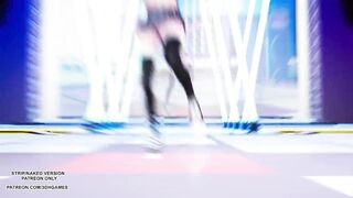 MMD Giga - CH4NGE Petite Teen Marie Rose Sexy Hot Dance Uncensored Hentai
