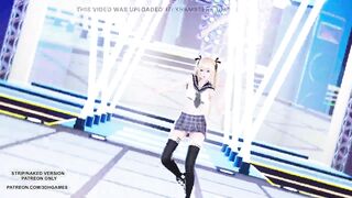 MMD Giga - CH4NGE Petite Teen Marie Rose Sexy Hot Dance Uncensored Hentai
