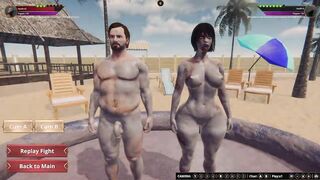 Ethan vs Mina (Naked Fighter 3D)