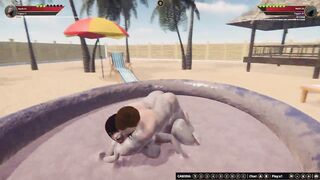 Ethan vs Mina (Naked Fighter 3D)