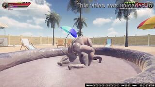 Ethan vs Mina (Naked Fighter 3D)