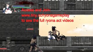 Cute woman in hentai ryona sex with men in night of rev new hentai gameplay video