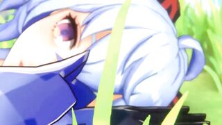 Grassland Surprise Gangbang (3D Hentai)
