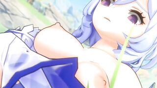 Grassland Surprise Gangbang (3D Hentai)