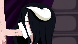Anime Overlord Albedo and Ainz hentai cartoon titjob blowjob creampie kunoichi naruto milf game pov