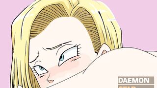 They fuck the android Number 18