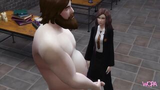 [TRAILER] Hermione catches Hagrid in the classroom and she falls for his penis