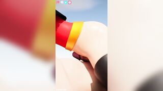 Violet Takes Morning Ride - The Incredibles - TIKTOK