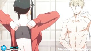 Yor tiene sexo con loid en la ducha spy x family (fandub)