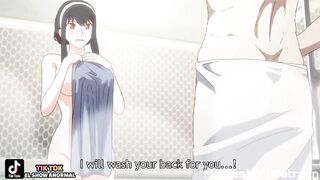Yor tiene sexo con loid en la ducha spy x family (fandub)