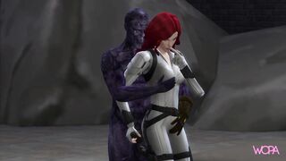 [TRAILER] Black Widow having sex with Thanos - Parody Animation