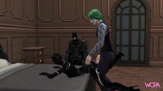 [TRAILER] Batman Horn. Joker having sex with Catwoman in front of Batman