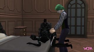 [TRAILER] Batman Horn. Joker having sex with Catwoman in front of Batman