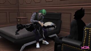 [TRAILER] Batman Horn. Joker having sex with Catwoman in front of Batman