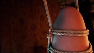 Triss in Shibari Selffucked with Magic Crystall