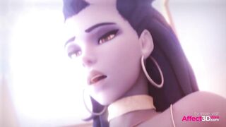 Lewd 3d animation bundle with Overwatch babes by Xordel