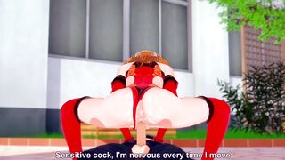 Asuka Cowgirl | Neon Genesis Evangelion Hentai Parody