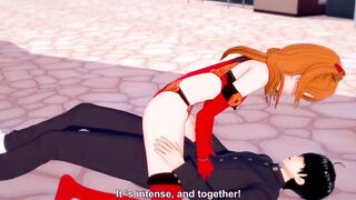 Asuka Cowgirl | Neon Genesis Evangelion Hentai Parody