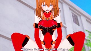 Asuka Cowgirl | Neon Genesis Evangelion Hentai Parody