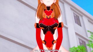 Asuka Cowgirl | Neon Genesis Evangelion Hentai Parody